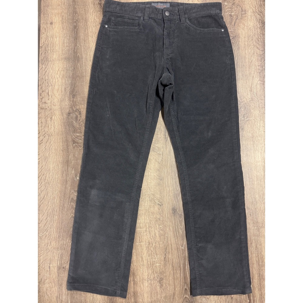 Copper & Oak Supply Co Legacy Black Corduroy Pants Mens 32x32 Straight Leg